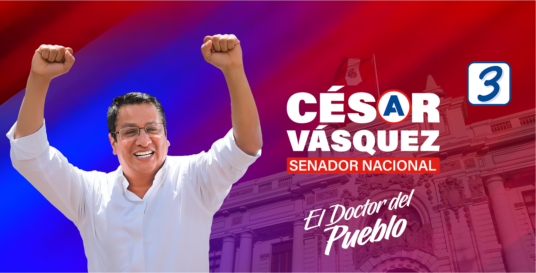 César Vásquez Senador Nacional