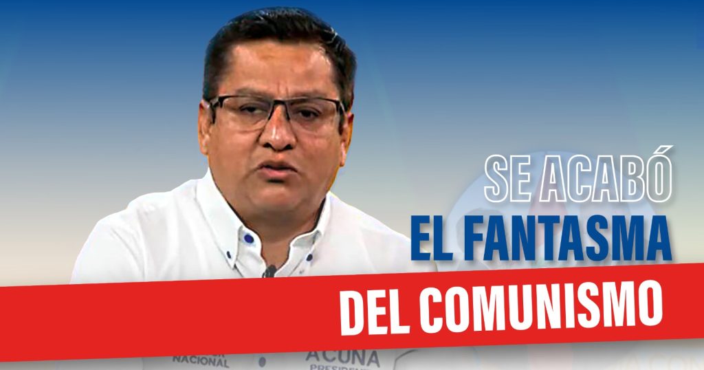 “Se acabó el fantasma del comunismo”